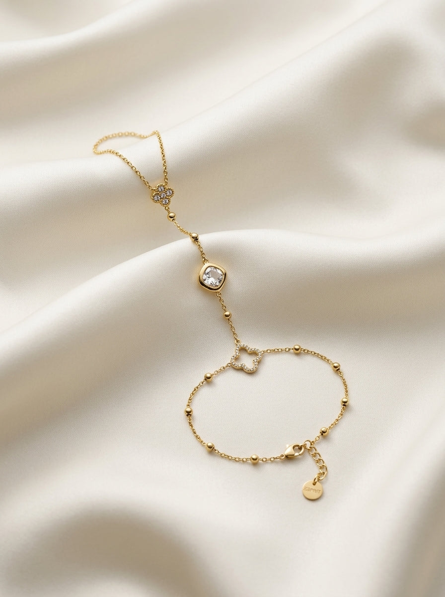 Pulseira e anel Serena